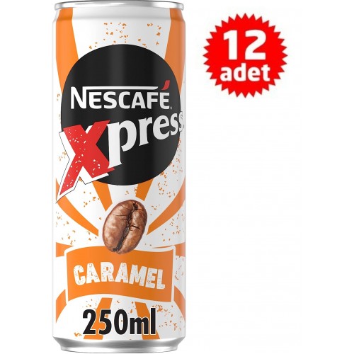 Nescafe Xpress Karamel 250 ml x 12 adet