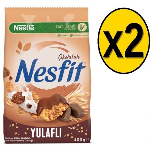 Nestle Nesfit Çikolatalı Mısır Gevreği 400 gr X 2 Adet