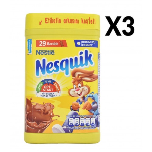 Nestle Nesquik Çikolatalı Toz İçecek 420 gr x 3  Adet