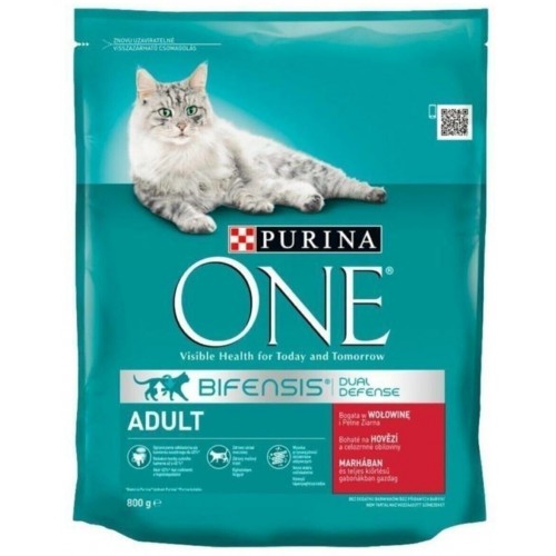 Purina One Sığır Etli Yetişkin Kedi Maması 800 gr