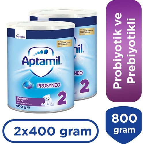 Aptamil 2 Devam Sütü Prosyneo 6-12 Ay 400 gr x 2 Adet