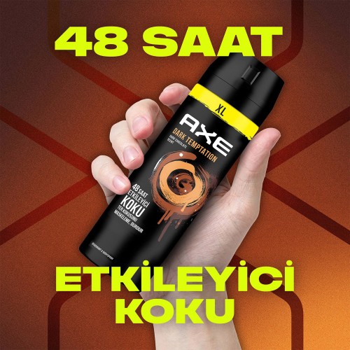 Axe Dark Temptation XL Men Deodorant 200 ml x 2 Adet