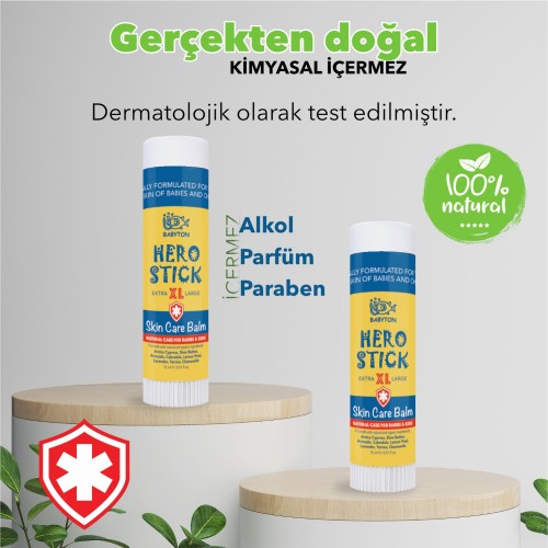 Babyton Hero Bebek ve Çocuk Cilt Yatıştırıcı Stick XL 15 gr