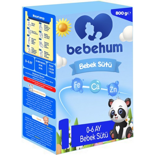 Bebehum 1 No Bebek Sütü 800 gr 0-6 Ay