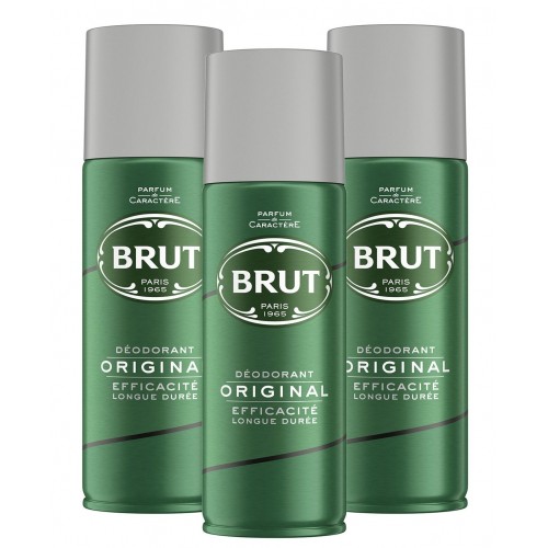 Brut Original 200 ml Erkek Deodorant x 3 Adet