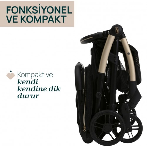 Chicco Duo Goody XPlus Seyahat Seti Travel Sistem - Black Relux