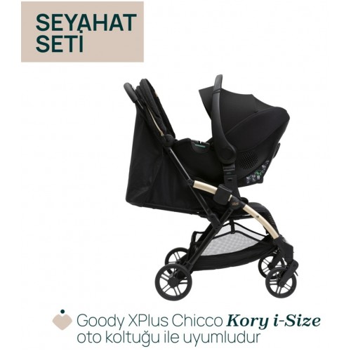 Chicco Goody XPlus Bebek  Arabası - Black  Relux