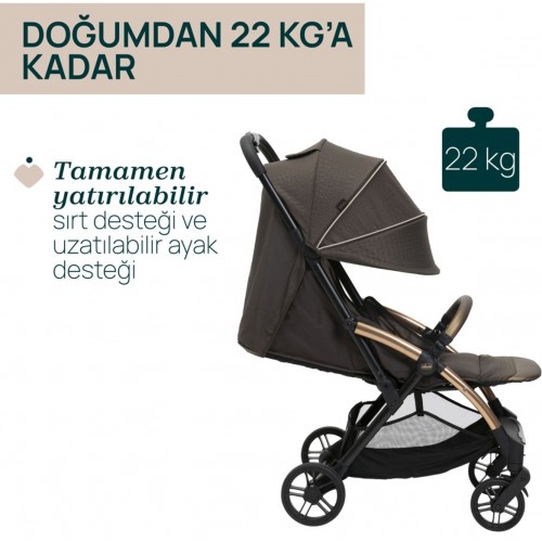 Chicco Goody Xplus Bebek Arabası - Bronze Lızard