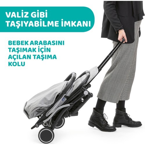 Chicco Trolleyme Bebek Arabası - Light Gri