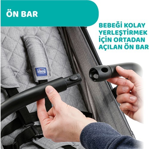 Chicco Trolleyme Bebek Arabası - Light Gri