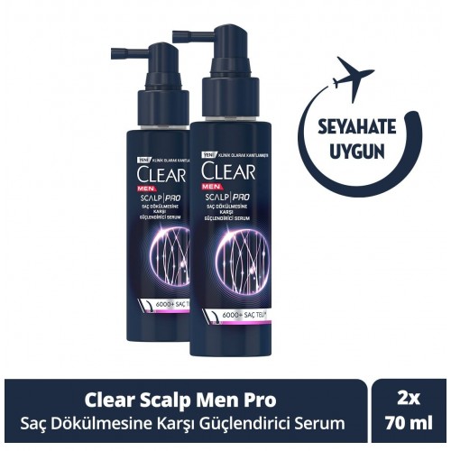 Clear Men Scalp Pro Dökülme Karşıtı Güçlendirici Saç Bakım Seti