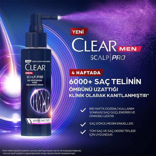 Clear Men Scalp Pro Dökülme Karşıtı Güçlendirici Saç Bakım Seti