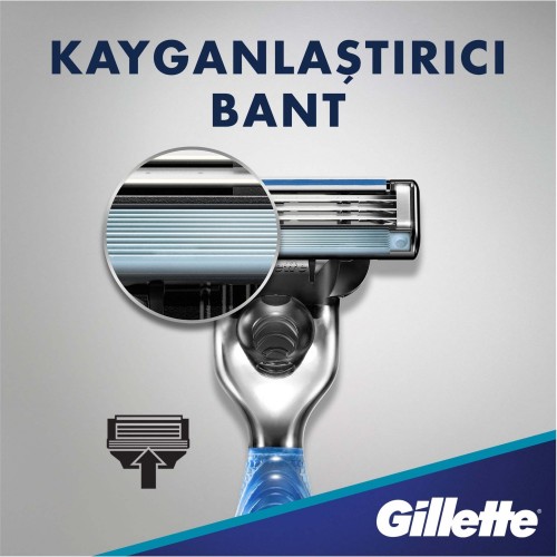 Gillette Mach3 Start Tıraş Makinesi + 3 Yedek Tıraş Bıçağı