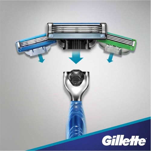 Gillette Mach3 Start Tıraş Makinesi + 3 Yedek Tıraş Bıçağı