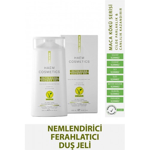 Haem Cosmetics Ferahlatıcı ve Canlandırıcı Duş Jeli 250 ml