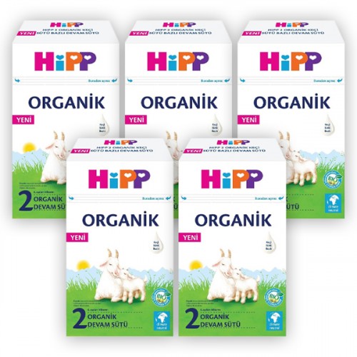 Hipp 2 Organik Keçi Sütü Bazlı Devam Sütü 400 gr x 5 Adet