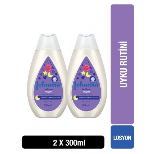 Johnsons Baby Bedtime Losyon 300 ml x 2 Adet