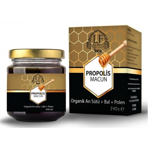 Lafune Bee Organik Arı Sütü + Bal + Polen + Propolis Macun 240 gr