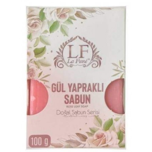 Lafune Gül Yapraklı Doğal Yüz ve Vücut Sabunu 100 gr