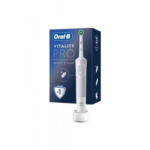 Oral-B Vitality Pro Beyaz Protect X Clean Şarjlı Diş Fırçası