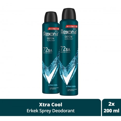 Rexona Xtra Cool Men Deodorant 200 ml x 2 Adet