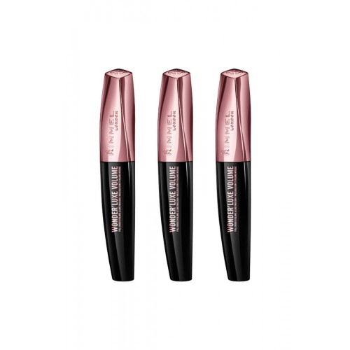 Rimmel London Wonderluxe Volume Mascara 003 Extreme Black x 3 Adet