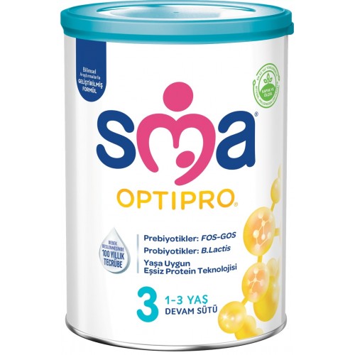 SMA 3 Optipro Probiyotik Devam Sütü 800 gr
