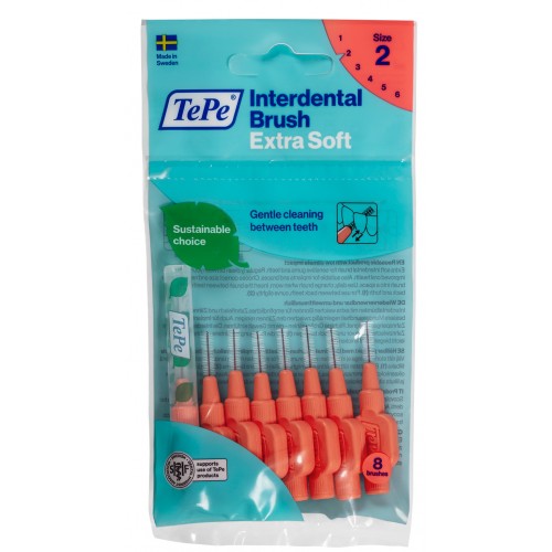 Tepe Interdental Brush Extra X Soft Arayüz Fırçası Kırmızı 0.5 mm 8 li