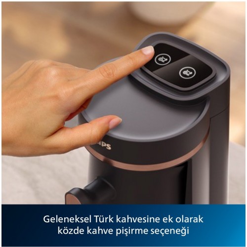 Philips Türk Kahvesi Makinesi 5000 Serisi HDA150/60 Siyah-Bakır