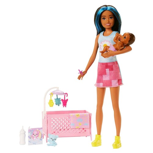 Barbie Bebek Bakıcısı Bebeği ve Aksesuarları FHY97-HJY34