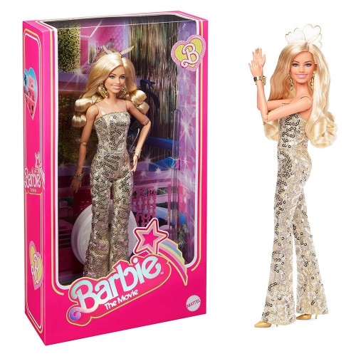 Barbie Movie Barbie Gold Tulumlu Bebek HPJ99