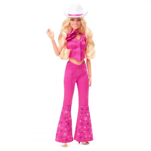 Barbie Movie Pembe Kovboy Kıyafetli Bebek HPK00