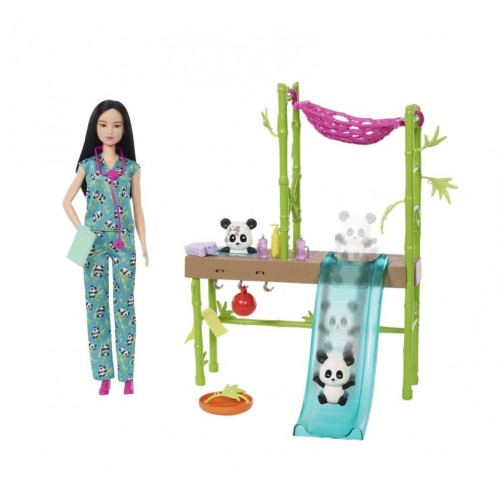 Barbie Panda Bakımı Oyun Seti HKT77