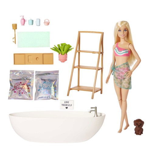 Barbie Wellness Barbie'nin Spa Günü Oyun Seti HKT92