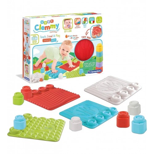 Clementoni 17352 Soft Clemmy Yumuşak Blok Duyusal Halı