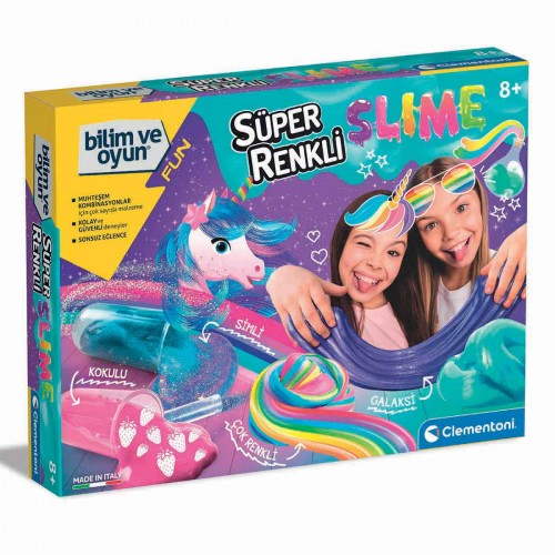 Clementoni Bilim ve Oyun Süper Renkli Slime 64812