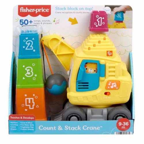 Fisher Price Sesli ve Işıklı Eğitici Vinç HWY62