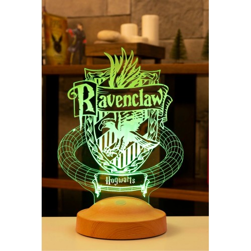Harry Potter Hediyesi Hogwarts Ravenclaw Binası 3 Boyutlu Led Lamba