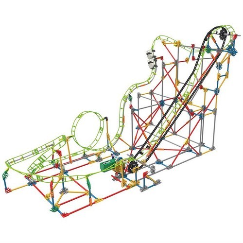 K'Nex 55402 Double Doom Roller Coaster Set (Motorlu) Thrill Rides