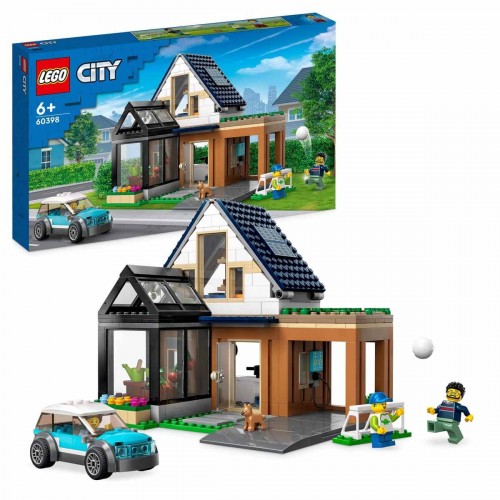 LEGO City Aile Evi ve Elektrikli Araba 60398