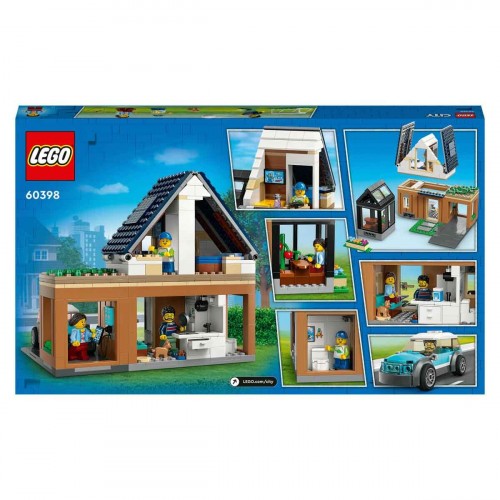 LEGO City Aile Evi ve Elektrikli Araba 60398