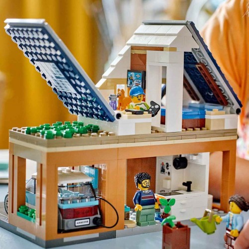 LEGO City Aile Evi ve Elektrikli Araba 60398