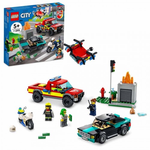 LEGO City İtfaiye Kurtarma Operasyonu ve Polis Takibi 60319