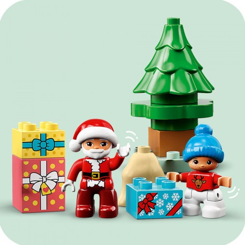 LEGO DUPLO Noel Babanın Zencefilli Kurabiye Evi 10976