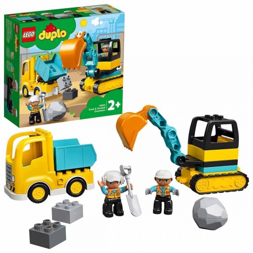 LEGO DUPLO Town Kamyon ve Paletli Kazıcı 10931