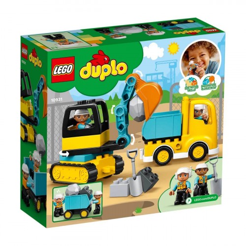 LEGO DUPLO Town Kamyon ve Paletli Kazıcı 10931