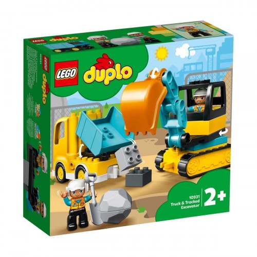 LEGO DUPLO Town Kamyon ve Paletli Kazıcı 10931