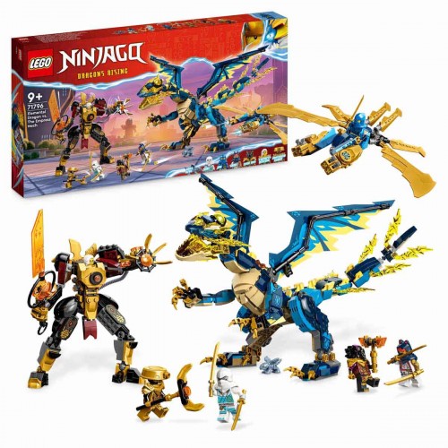 LEGO NINJAGO 71796 Element Ejderhası İmparatoriçe Robotuna Karşı