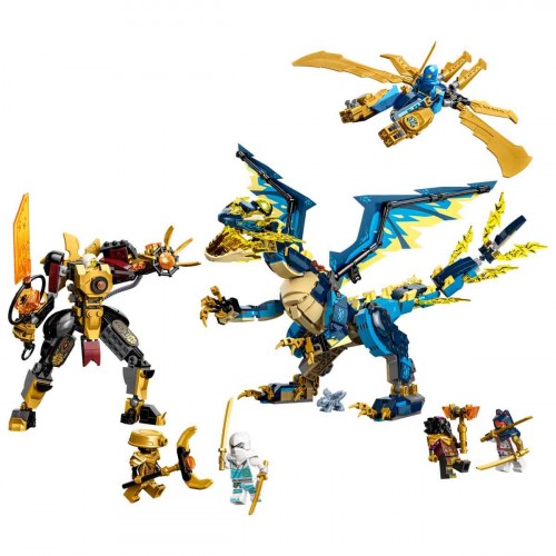 LEGO NINJAGO 71796 Element Ejderhası İmparatoriçe Robotuna Karşı