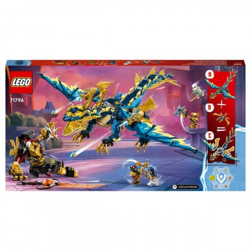 LEGO NINJAGO 71796 Element Ejderhası İmparatoriçe Robotuna Karşı